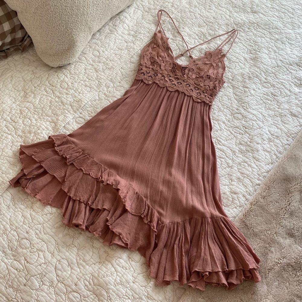 FP One Adela Slip Dress in Rose